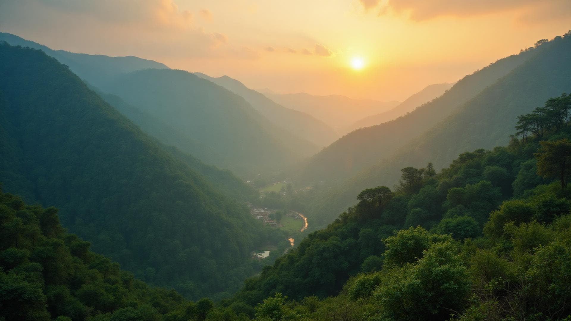 Scenic view of Jharkhand's Netarhat hills and lush green landscapes